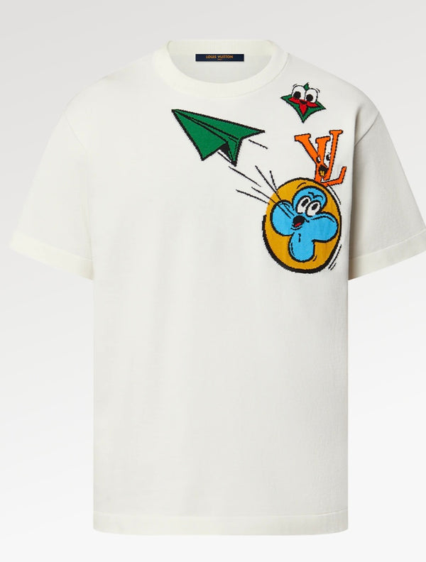 Louis Vuitton Comics Intarsia Short Sleeve