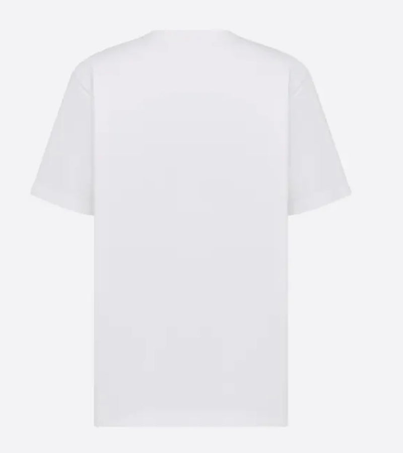 Dior Relaxed Fit White Crest T-Shirt