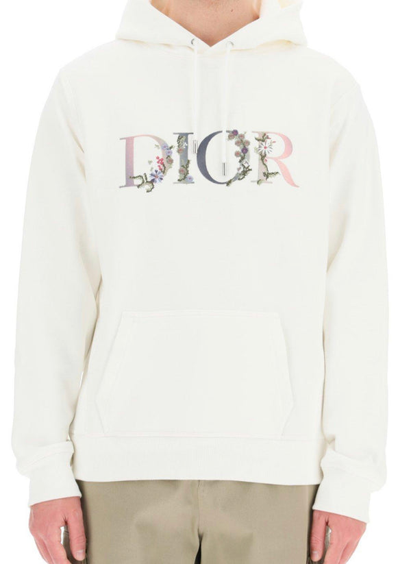 Dior Embroidered Flower Hoodie