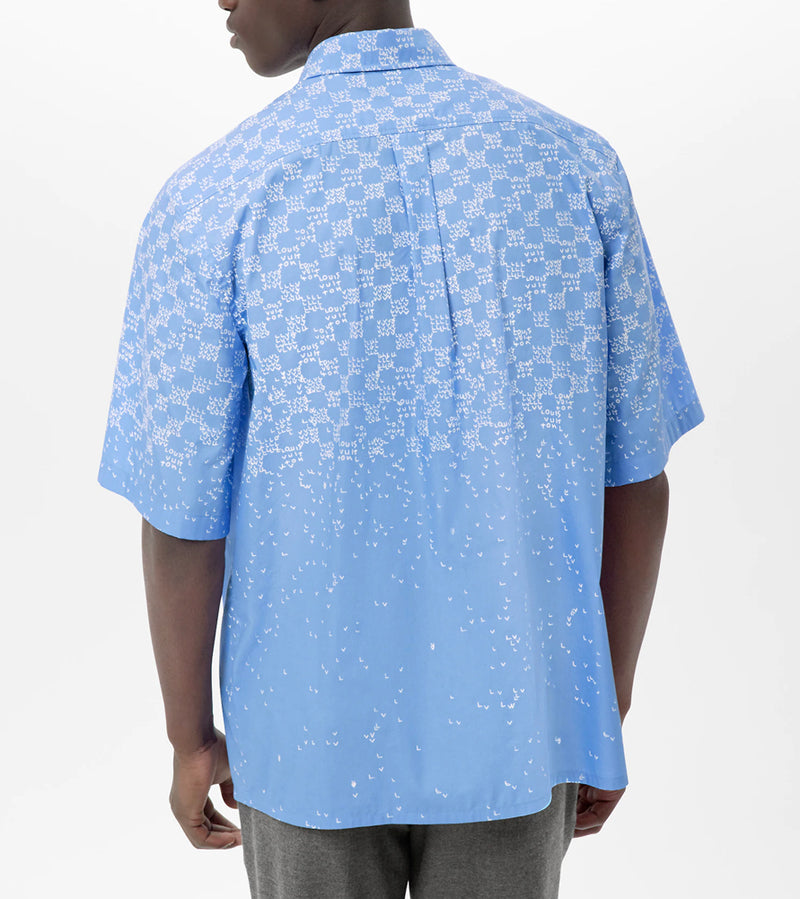 Damier Short Sleeve Detailed Shirt