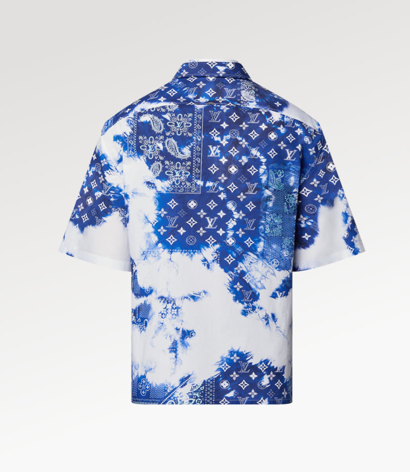 Monogram Bandana Shirt-Blue