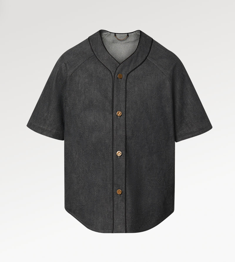 Embossed Baseball Shirt w/ Monogram detail